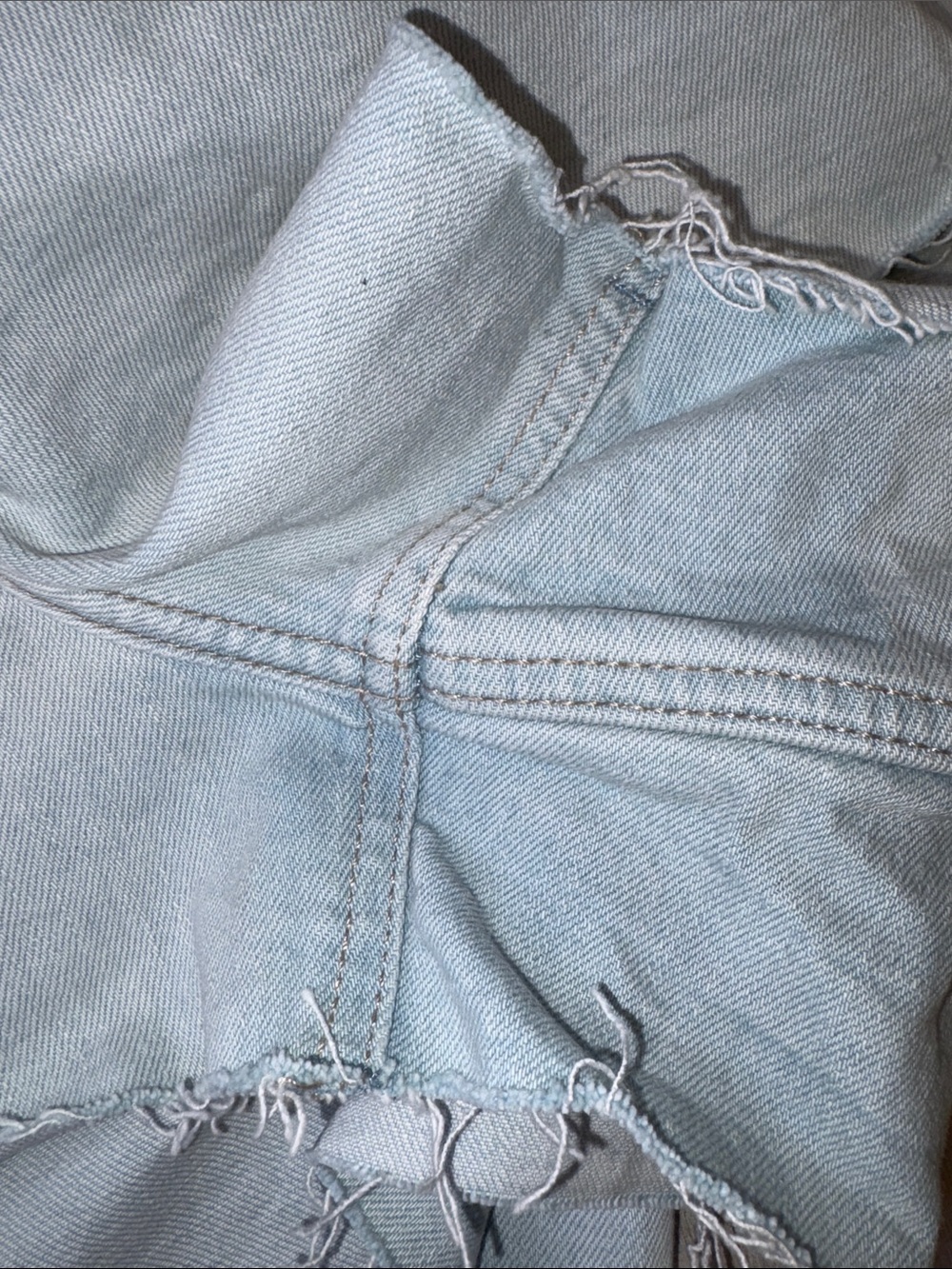 Old Navy Higher High Rise Light Blue Denim Cutoff Shorts-Plus Size 26 NWT! - Picture 14 of 15